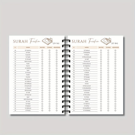 Quran Reflection Journal & Planner