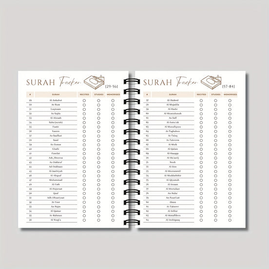 Quran Reflection Journal & Planner