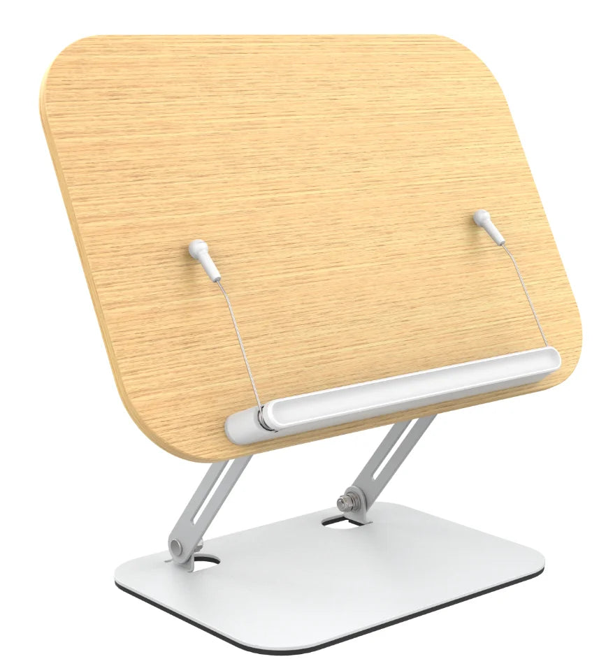 360-Degree Rotating Multi-Purpose Foldable Aluminum Alloy Bookend Comfortable Bookstand Bookshelf Table for Easy Reading