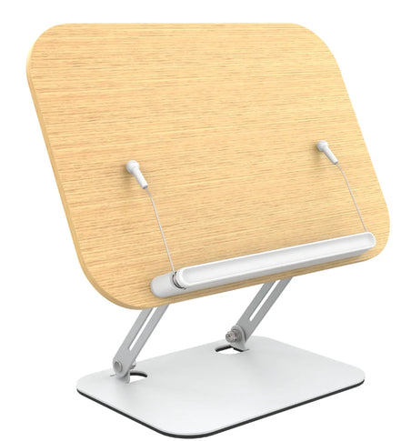 360-Degree Rotating Multi-Purpose Foldable Aluminum Alloy Bookend Comfortable Bookstand Bookshelf Table for Easy Reading