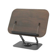 360-Degree Rotating Multi-Purpose Foldable Aluminum Alloy Bookend Comfortable Bookstand Bookshelf Table for Easy Reading