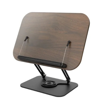 360-Degree Rotating Multi-Purpose Foldable Aluminum Alloy Bookend Comfortable Bookstand Bookshelf Table for Easy Reading