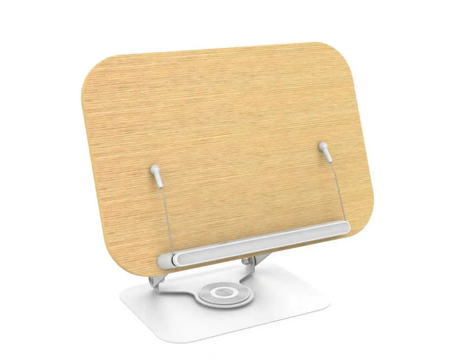 360-Degree Rotating Multi-Purpose Foldable Aluminum Alloy Bookend Comfortable Bookstand Bookshelf Table for Easy Reading