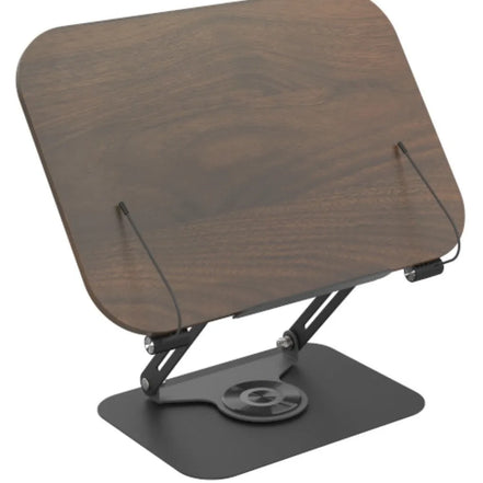 360-Degree Rotating Multi-Purpose Foldable Aluminum Alloy Bookend Comfortable Bookstand Bookshelf Table for Easy Reading