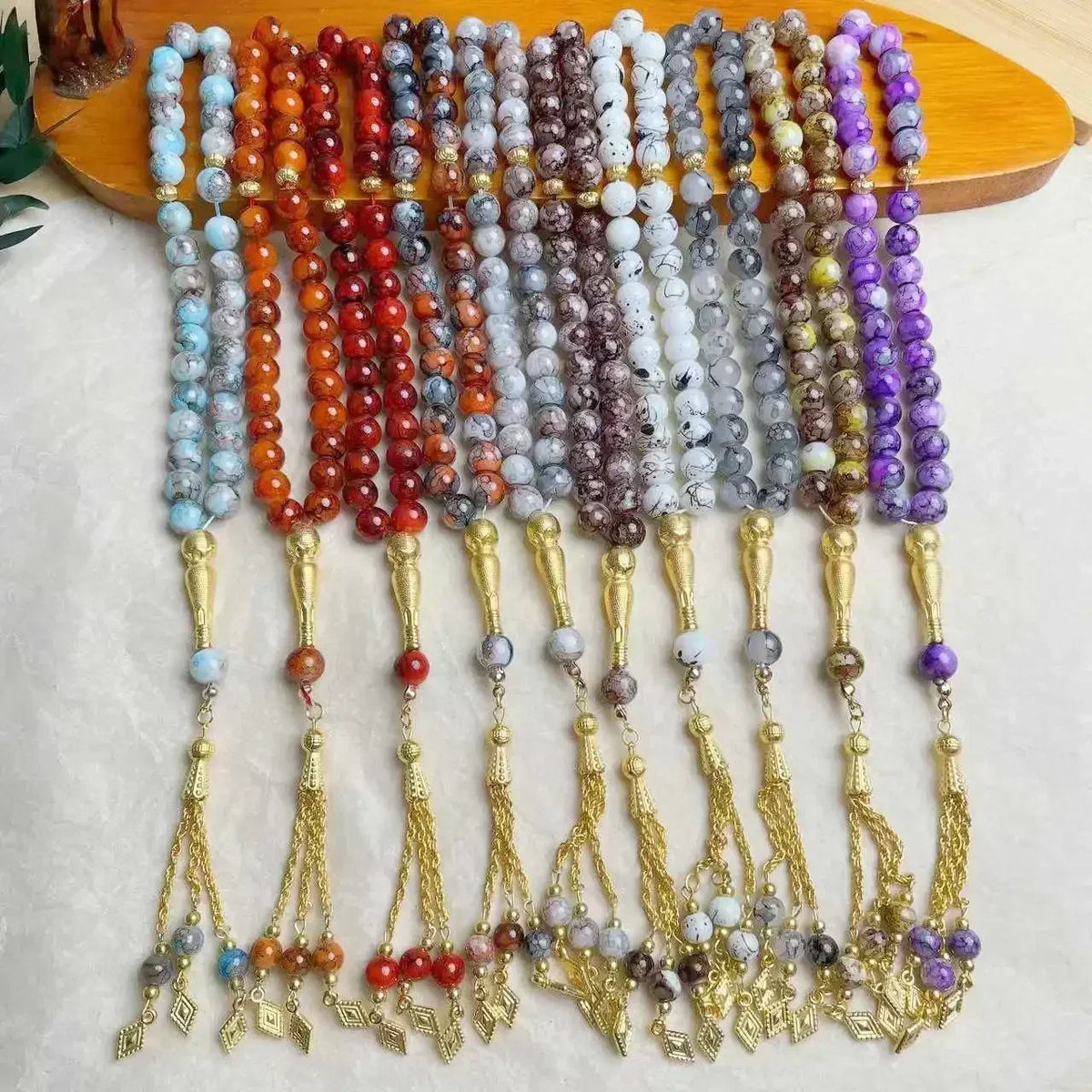 Glass Tasbeeh 33 Beads