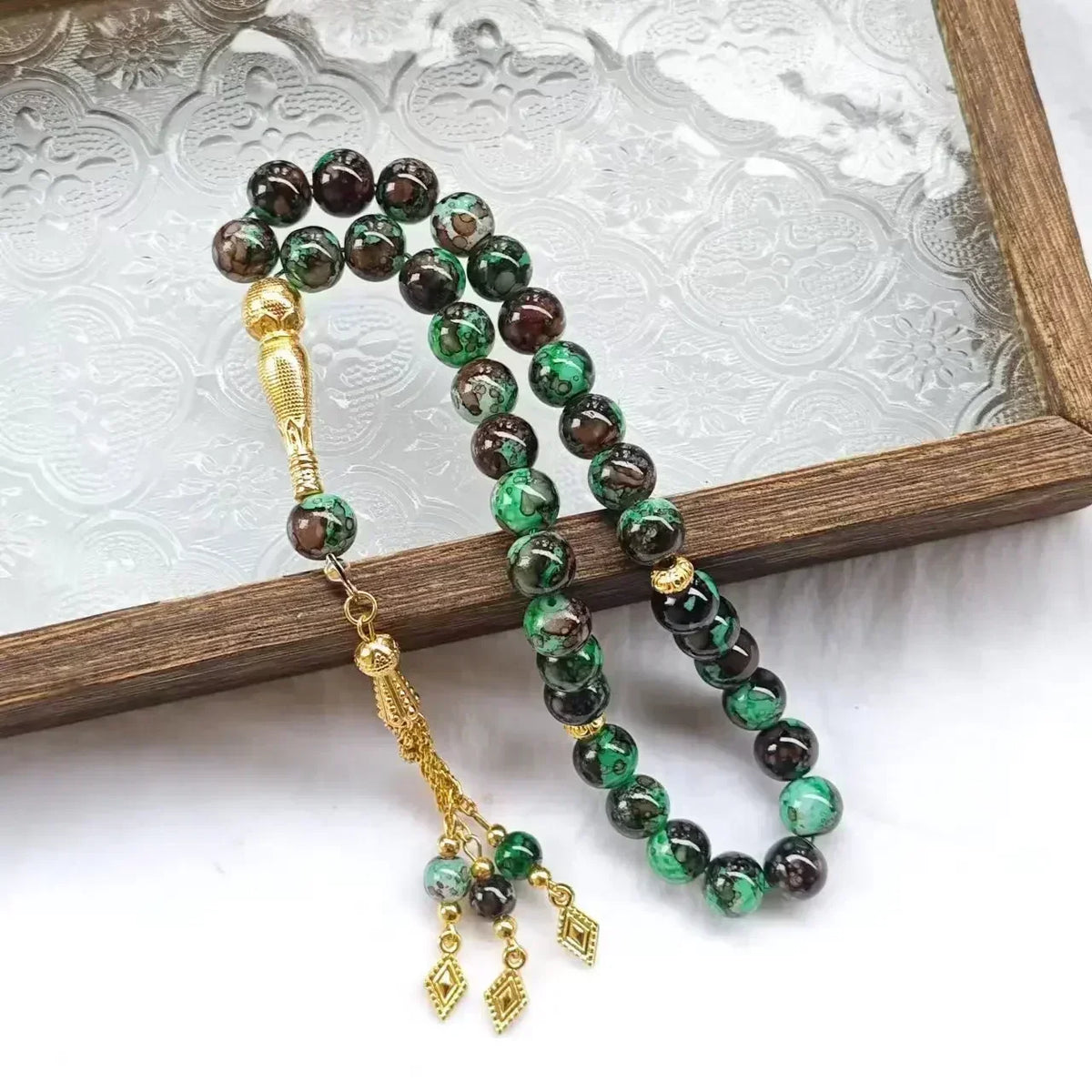 Glass Tasbeeh 33 Beads