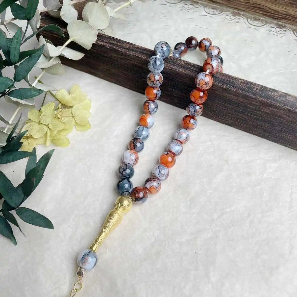 Glass Tasbeeh 33 Beads