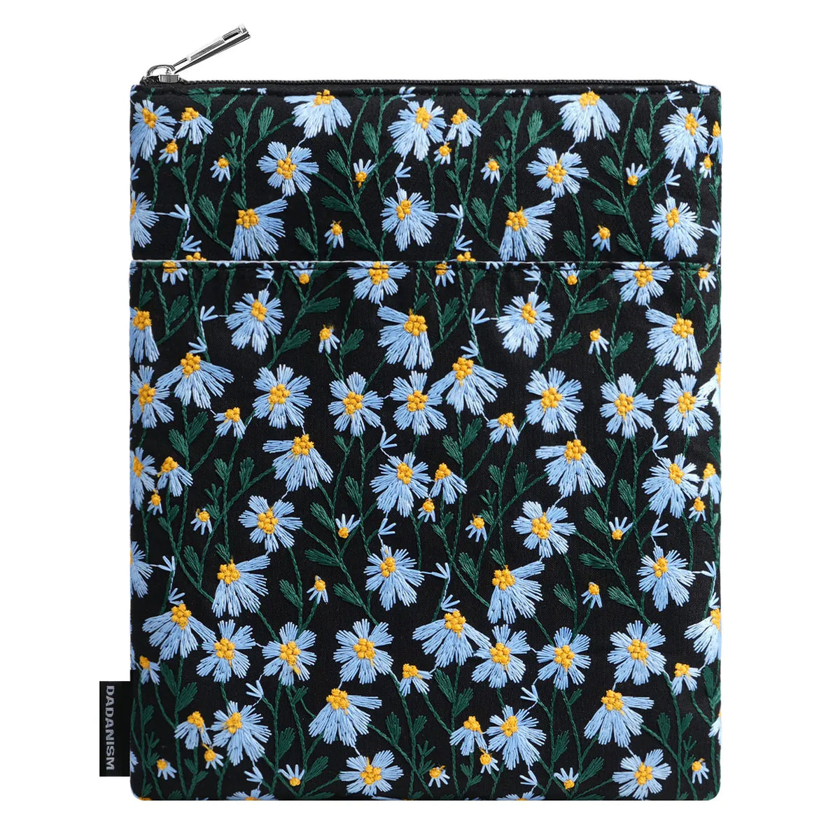 9-11 Inch Embroidered Daisy Padded Carrying Case Protective Tablet Sleeve for iPad A16 11th Gen 11
