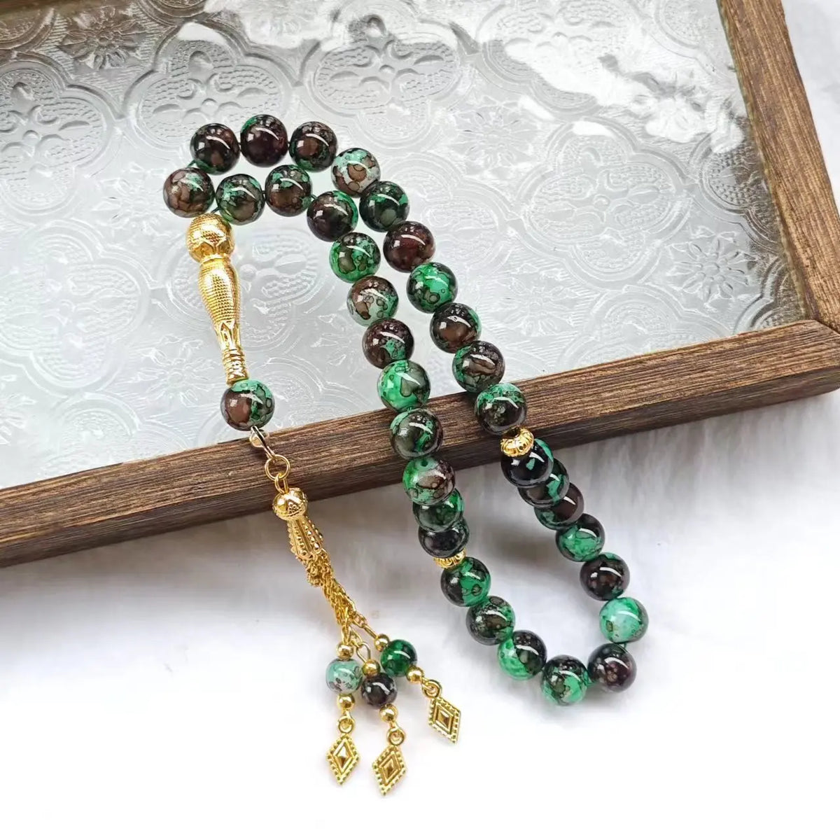 Glass Tasbeeh 33 Beads