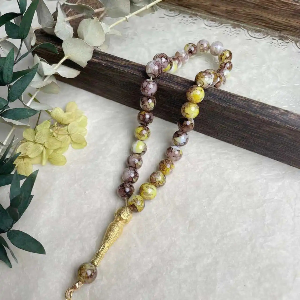 Glass Tasbeeh 33 Beads