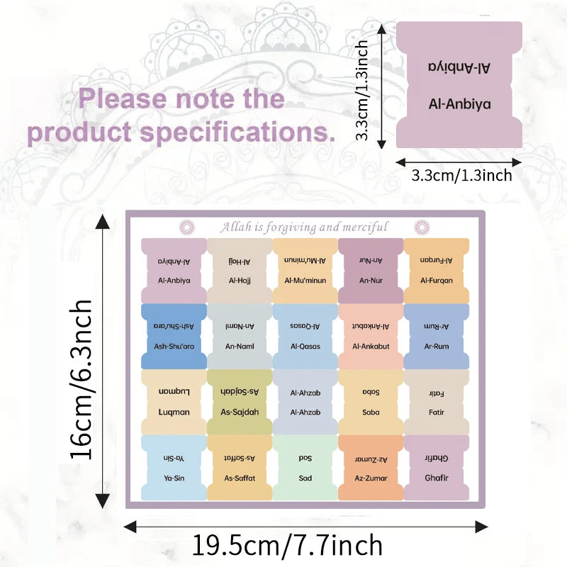 Quran Index Tabs