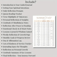 Quran Reflection Journal & Planner